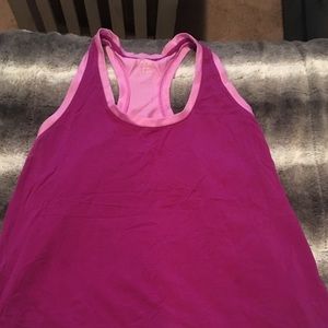Pink workout tank